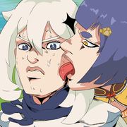 空中劈叉的女武神