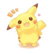 闪耀着亮眼光芒的皮卡丘