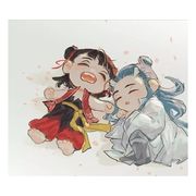 饼渣散落一地