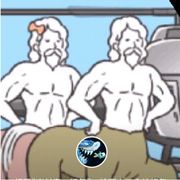 挥舞着安全剪刀的踹炎