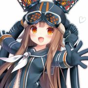 手持咸鱼の少女