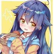 捕捉到一只蓝毛