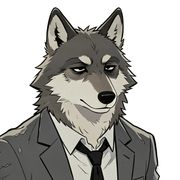 一只摇尾巴的土狼