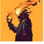 红星闪闪的胖子