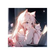 一只月