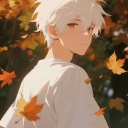 落日与花海