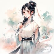 爱吃瓜的少女
