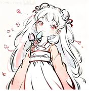 笔墨画浓妆