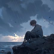 问雨.